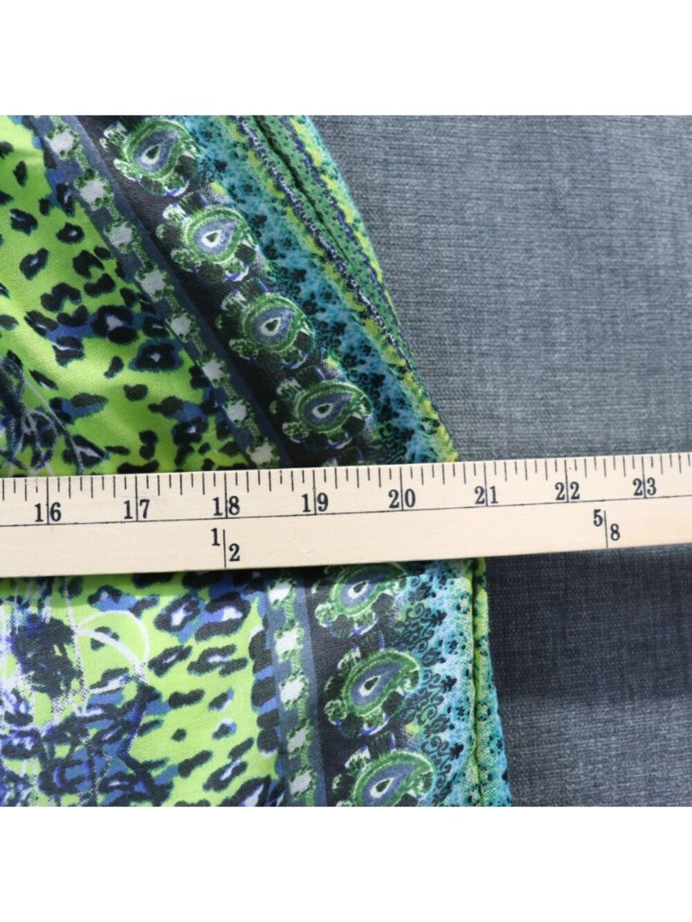 Ash & Sara Boho Print Wide Leg Palazzo Pants XL Flowy Festival Pull On NWT - Picture 13 of 14